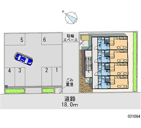 ★手数料０円★函館市亀田港町　月極駐車場（LP）